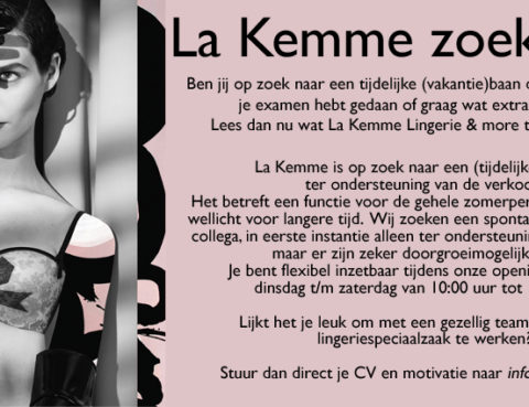 Vacature La Kemme