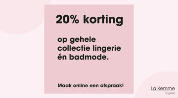 20 korting la kemme