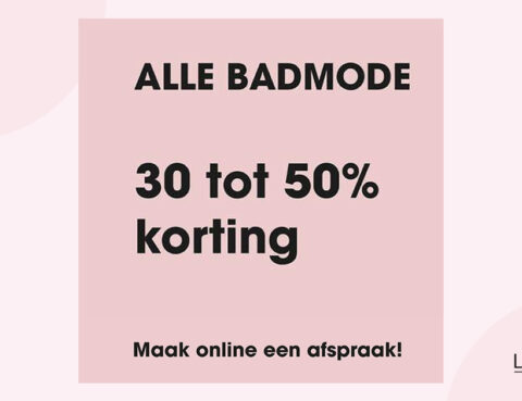 30 tot 50% korting badmode