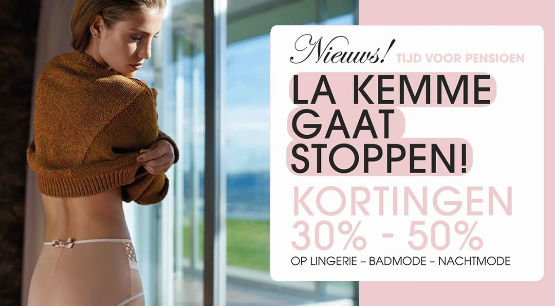 la kemme gaat stoppen